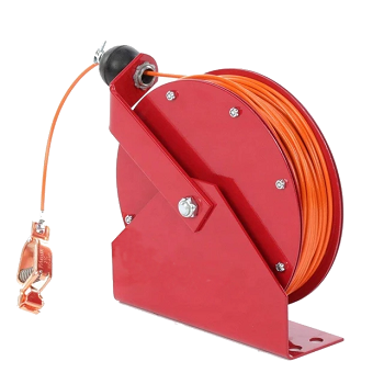 Grounding reel, grounding cable reel, truck grounding reel, spring retractable grounding reel, static discharge and grounding reel, cable reel, grounding reel manufacturer, electrical cable reel, retractable cord reels